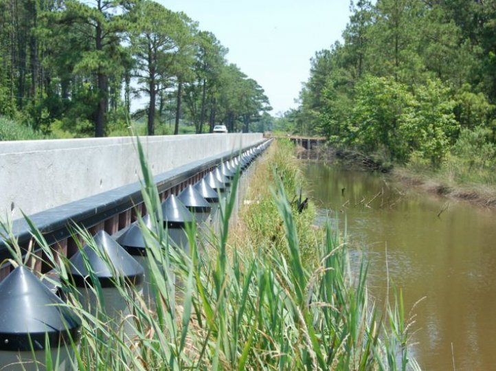Case Study Swanquarter NC Retaining Wall